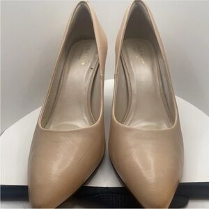Cole Haan Women's Beige Leather Heels